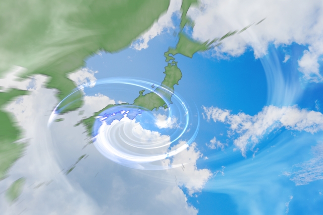 台風の画像